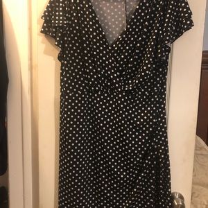 Polka dot work dress